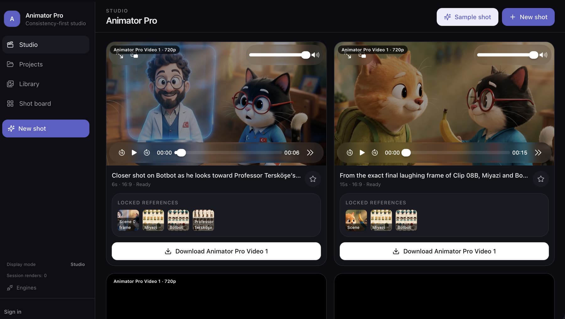 Animator Pro studio — Nordic Rain building the tools it uses.